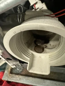 Fremdkörper im Ablauf einer Miele Waschmaschine in Aargau